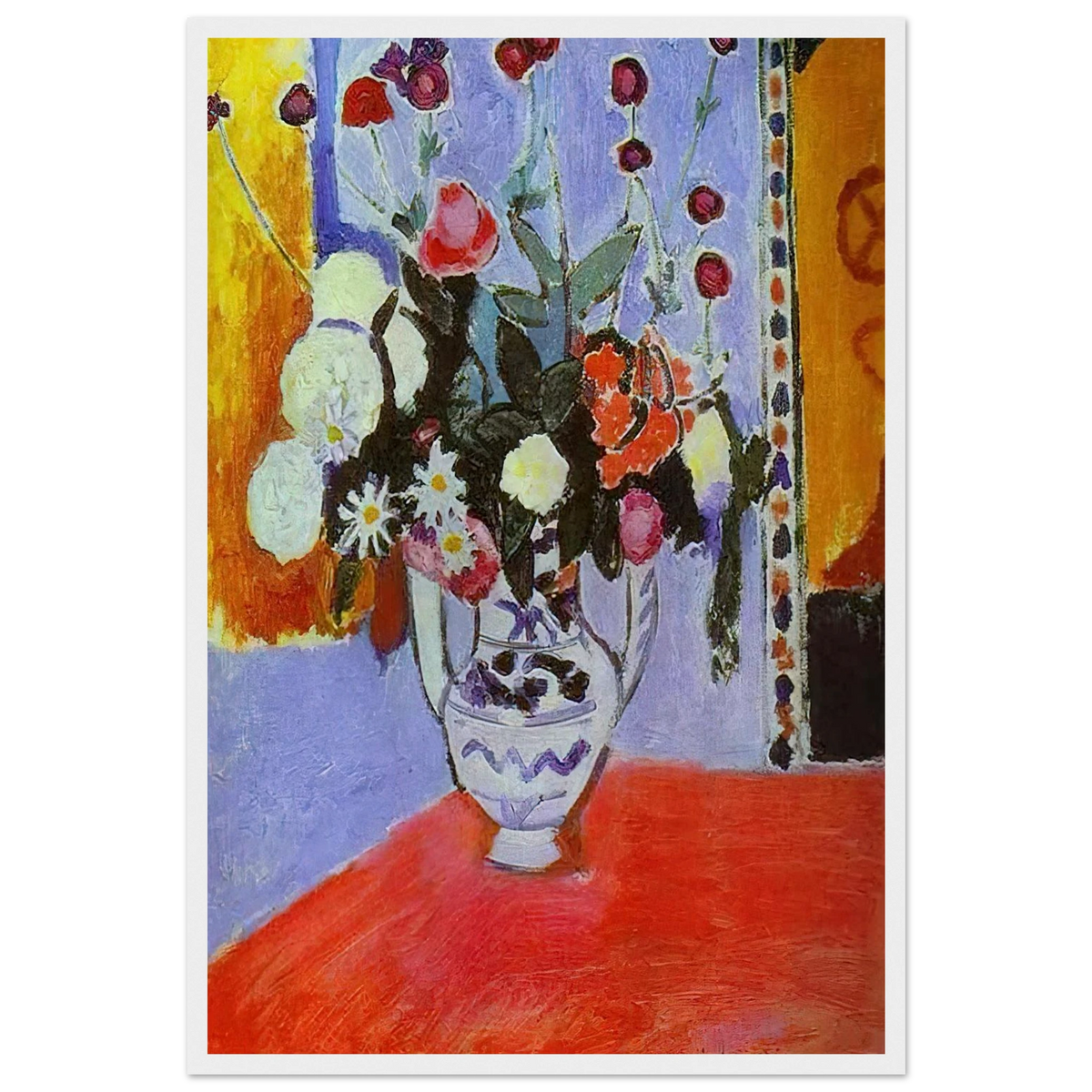 A BUNCH OF FLOWERS 1907 Framed Poster | Henri Matisse Framed Prints Wall Art | Henri Matisse Print