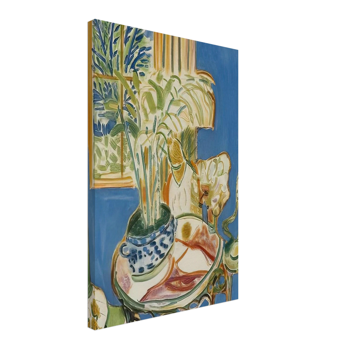 BLUE INTERIOR 1947 Canvas | Henri Matisse Canvas | Henri Matisse Print