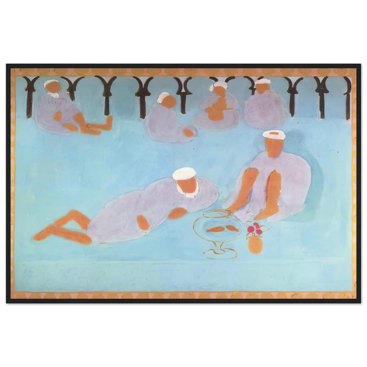 MOROCCAN CAF 1913 Framed Poster | Henri Matisse Framed Prints Wall Art | Henri Matisse Print