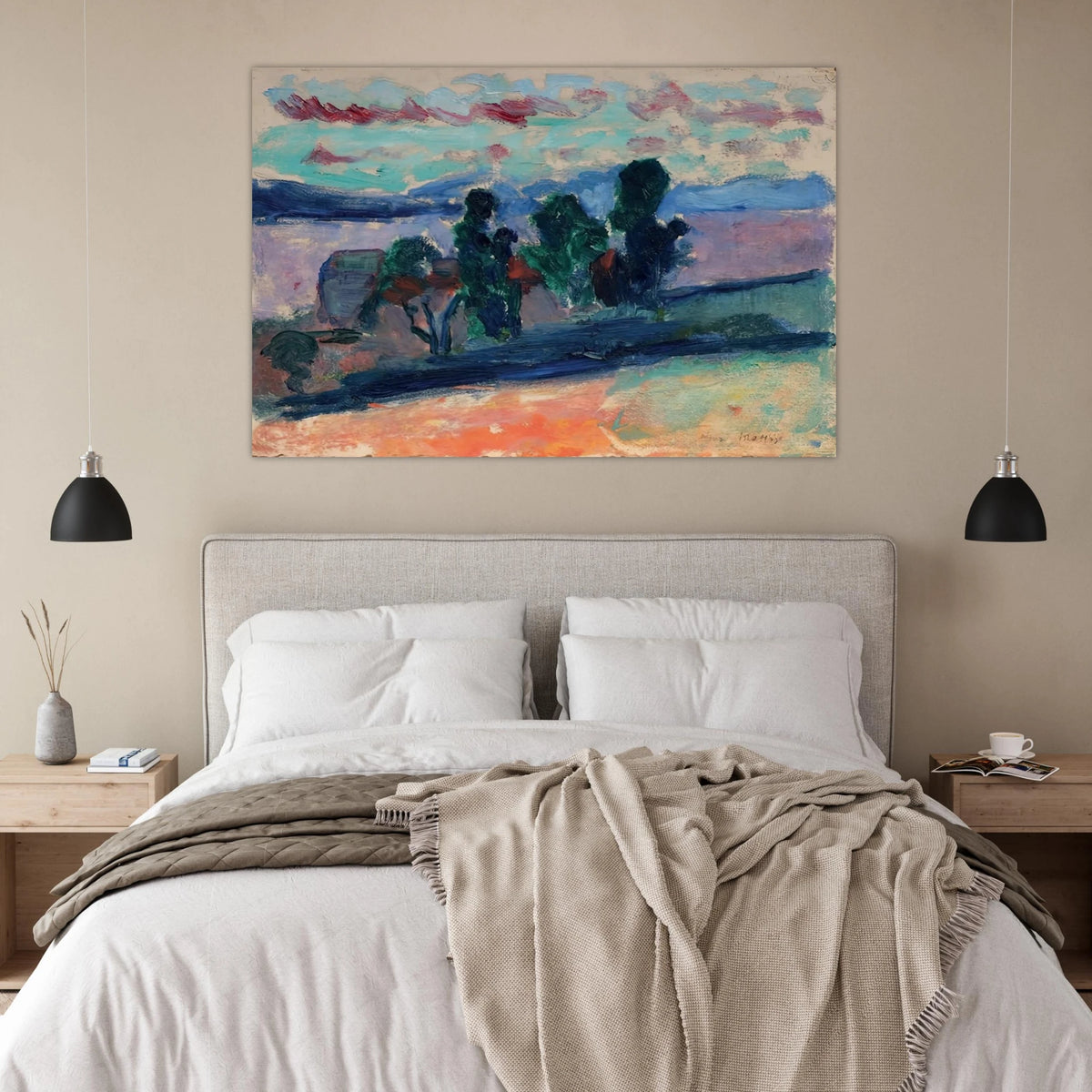 PAYSAGE DE SAINT TROPEZ AU CREPUSCULE 1904 Poster | Henri Matisse Poster | Henri Matisse Print