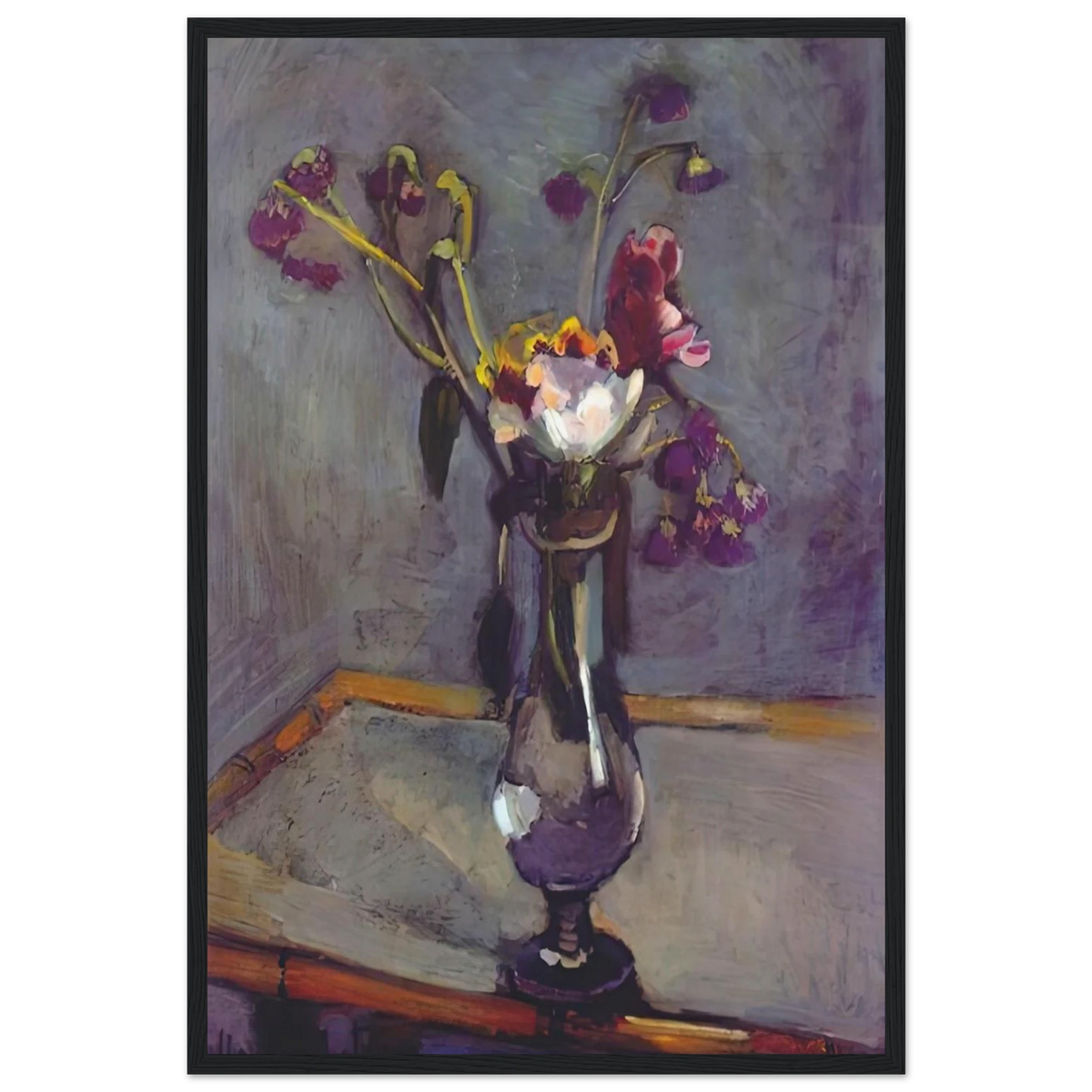 BOUQUET ON A BAMBOO TABLE 1903 Framed Poster | Henri Matisse Framed Prints Wall Art | Henri Matisse Print