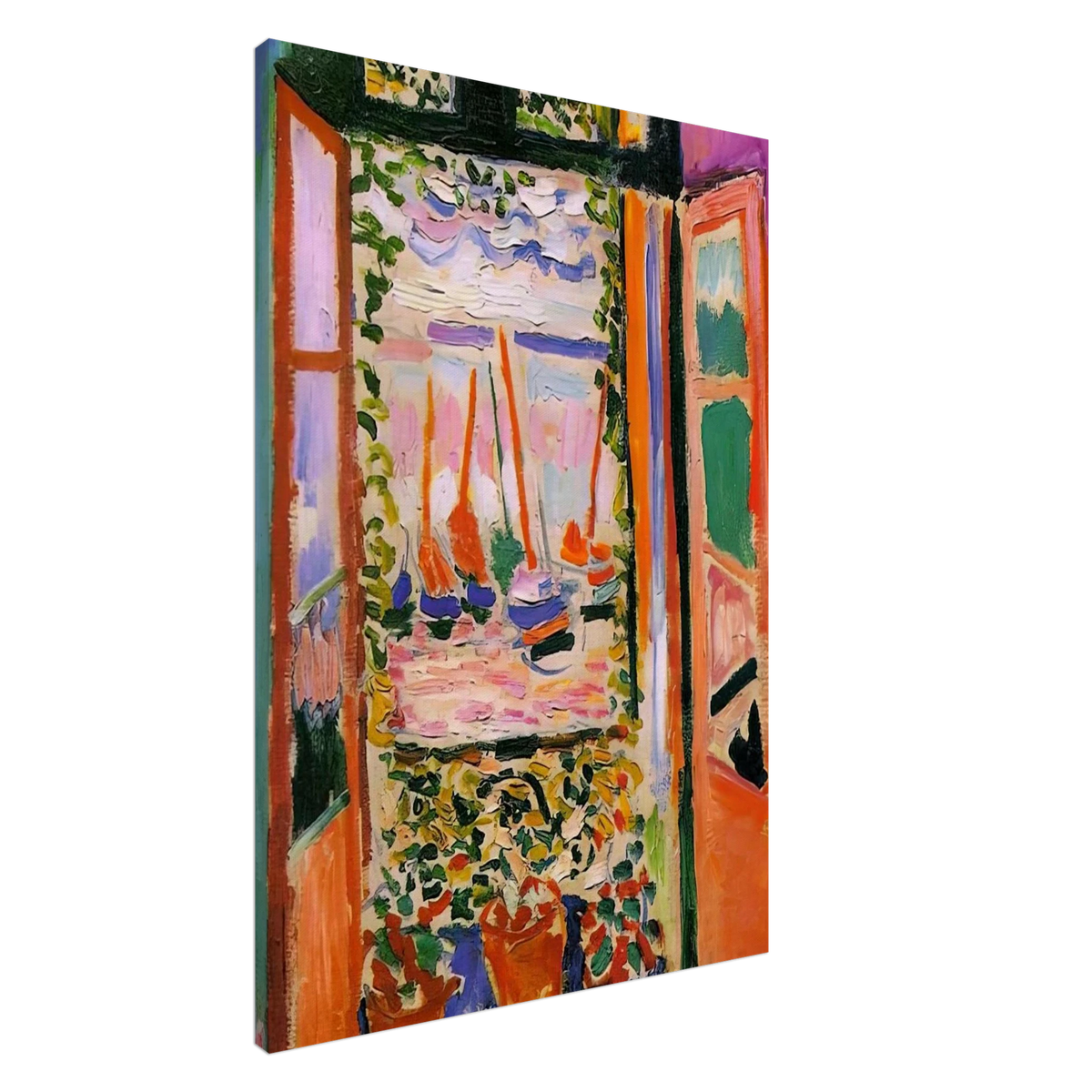 OPEN WINDOW COLLIOURE 1905 Canvas | Henri Matisse Canvas | Henri Matisse Print