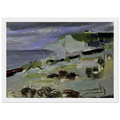 BOATS ON THE BEACH ETRETAT 1920 Framed Poster | Henri Matisse Framed Prints Wall Art | Henri Matisse Print