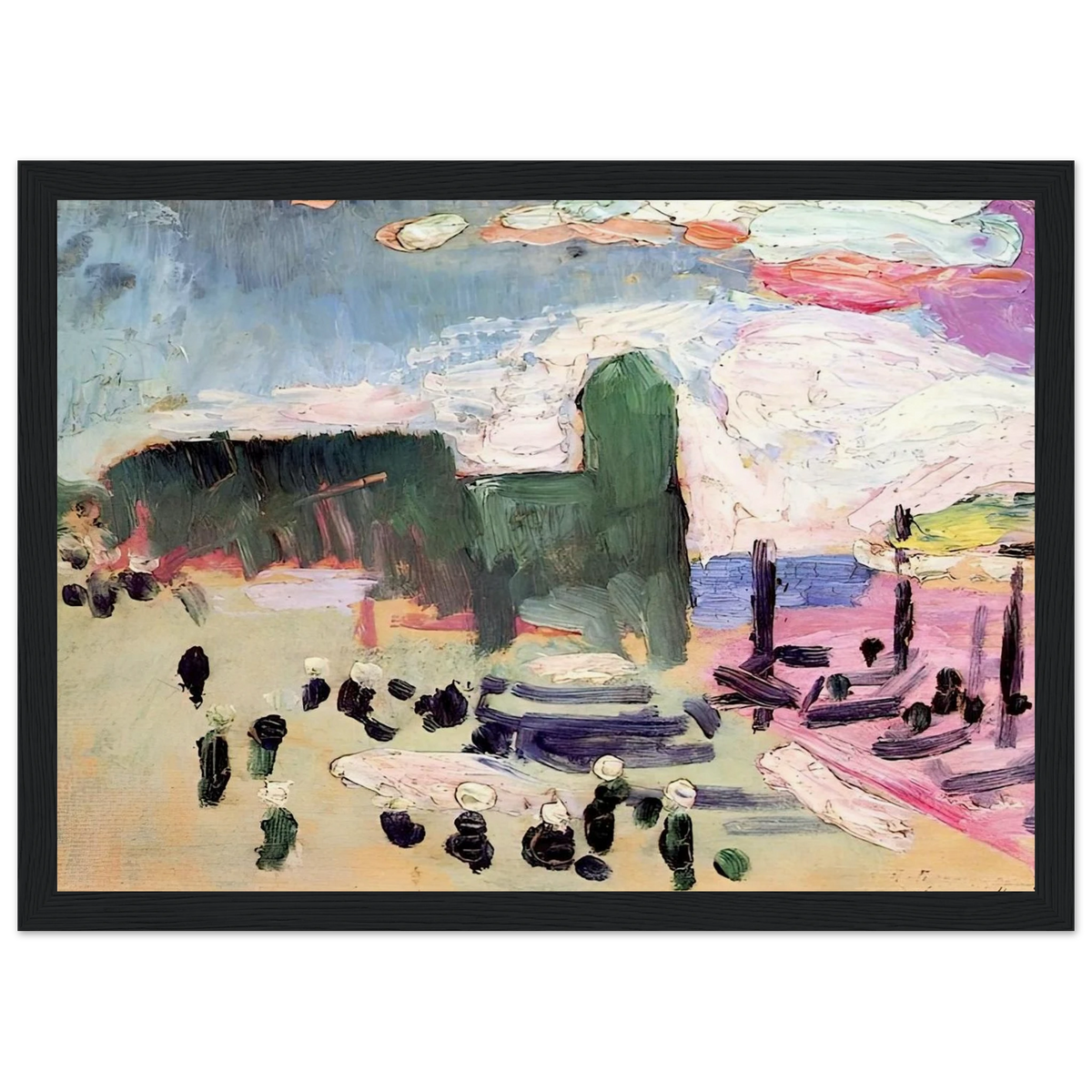 COLLIOURE 1905 Framed Poster | Henri Matisse Framed Prints Wall Art | Henri Matisse Print