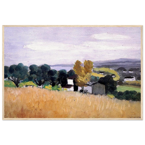 AUTUMN IN CAGNES 1918 Framed Poster | Henri Matisse Framed Prints Wall Art | Henri Matisse Print
