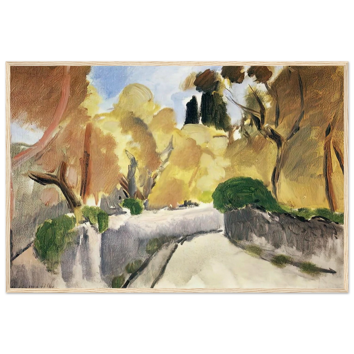 LANDSCAPE 2 Framed Poster | Henri Matisse Framed Prints Wall Art | Henri Matisse Print