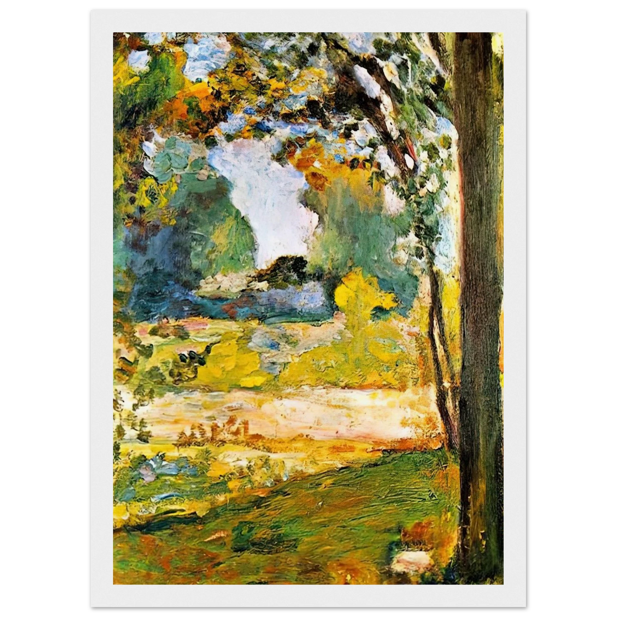 TOULOUSE LANDSCAPE 1898 Framed Poster | Henri Matisse Framed Prints Wall Art | Henri Matisse Print