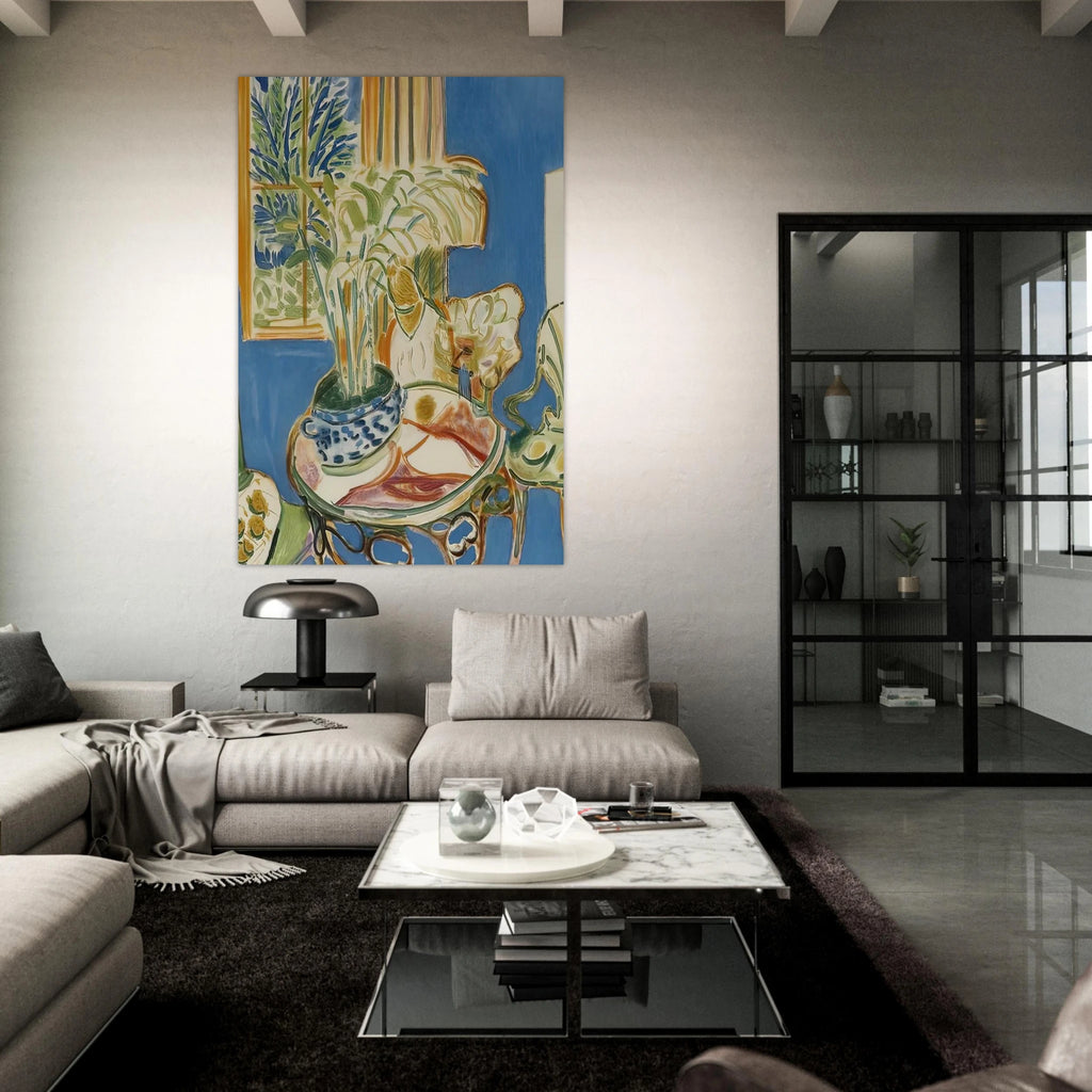 BLUE INTERIOR 1947 Poster | Henri Matisse Poster | Henri Matisse Print
