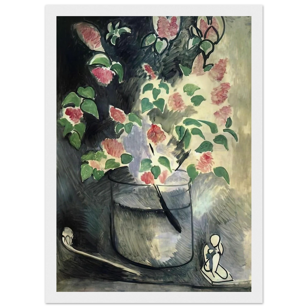 BRANCH OF LILLACS 1914 Framed Poster | Henri Matisse Framed Prints Wall Art | Henri Matisse Print