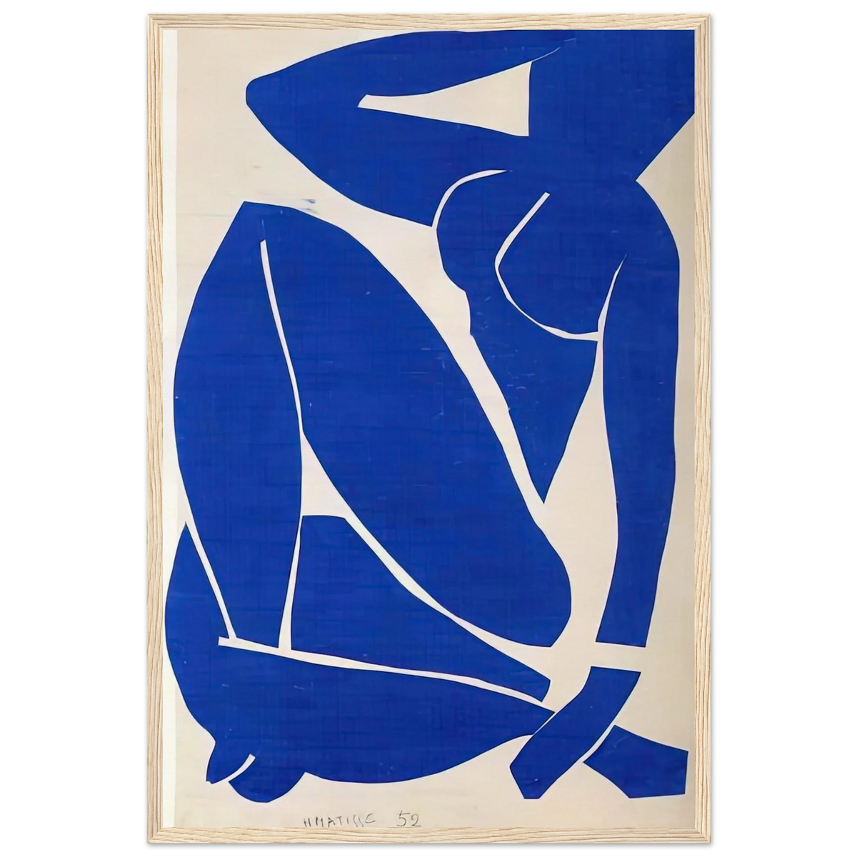 BLUE NUDE Framed Poster | Henri Matisse Framed Prints Wall Art | Henri Matisse Print