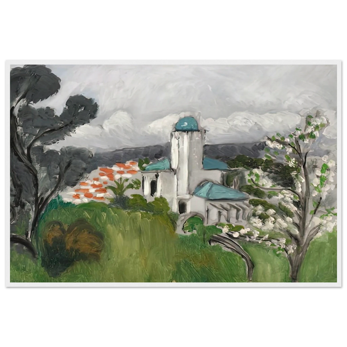 LA VILLA BLEUE 1918 Framed Poster | Henri Matisse Framed Prints Wall Art | Henri Matisse Print