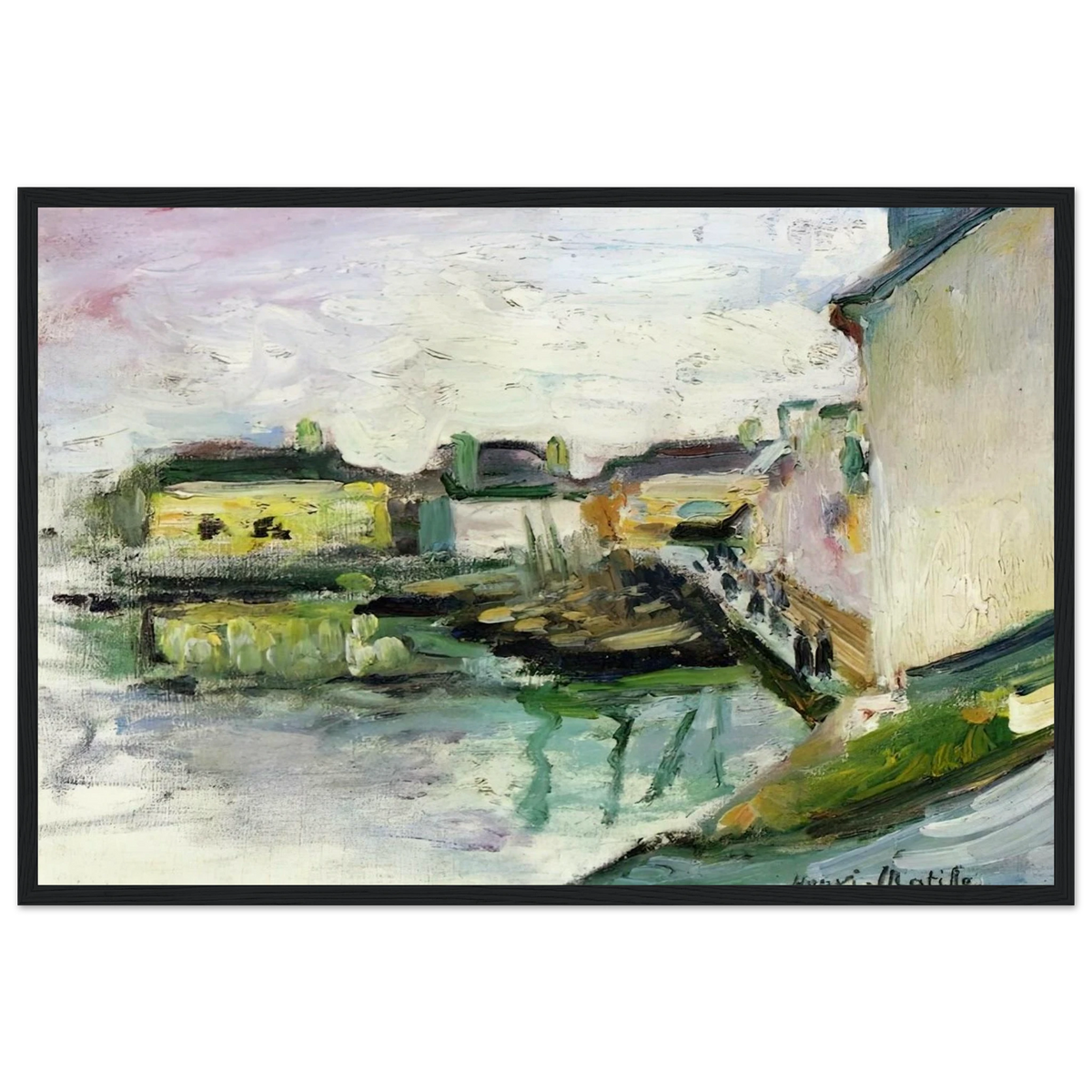 THE PORT OF PALAIS BELLE ILE 1896 Framed Poster | Henri Matisse Framed Prints Wall Art | Henri Matisse Print