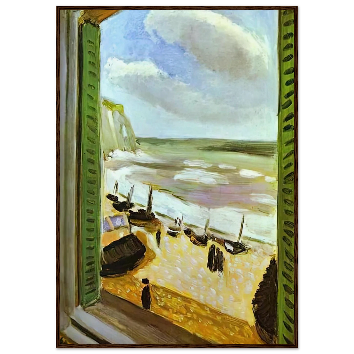 OPEN WINDOW AT COLLIOURE 1905 Framed Poster | Henri Matisse Framed Prints Wall Art | Henri Matisse Print