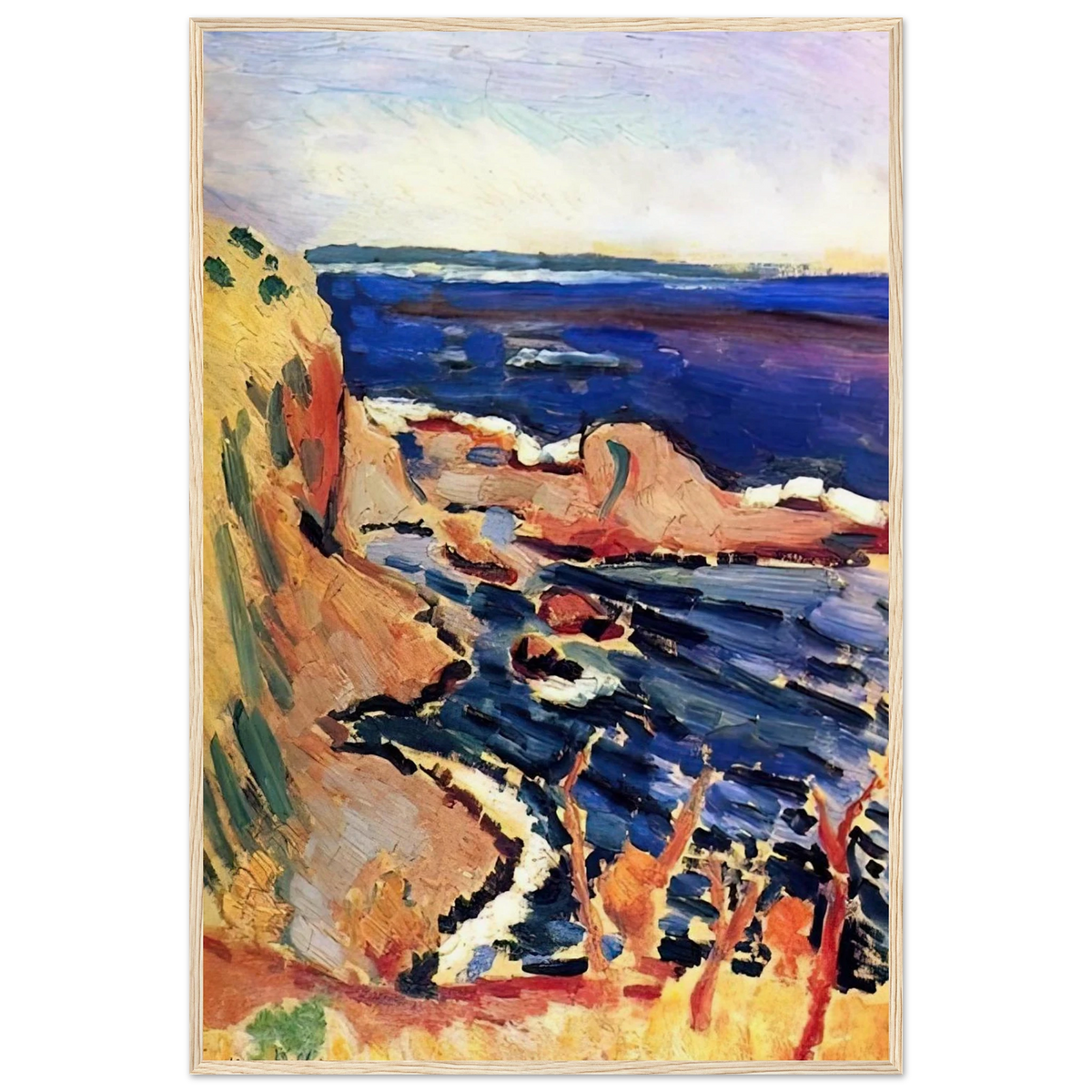 LA MOULADE 1905 Framed Poster | Henri Matisse Framed Prints Wall Art | Henri Matisse Print