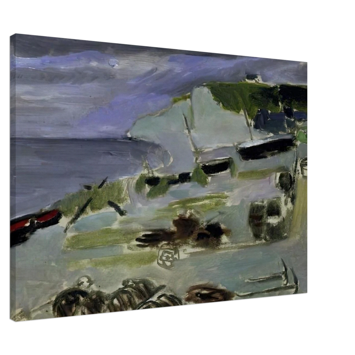 BOATS ON THE BEACH ETRETAT 1920 Canvas | Henri Matisse Canvas | Henri Matisse Print