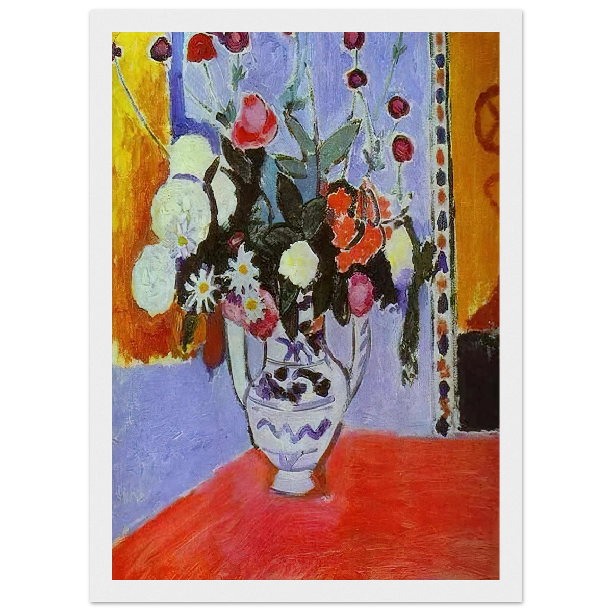 A BUNCH OF FLOWERS 1907 Framed Poster | Henri Matisse Framed Prints Wall Art | Henri Matisse Print