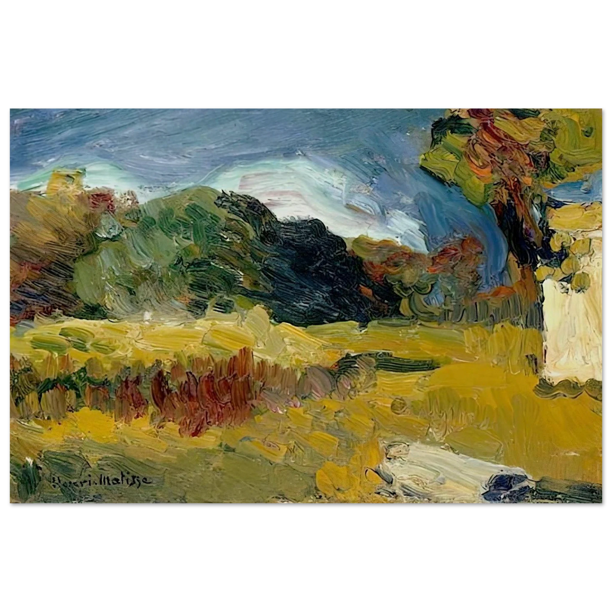 LANDSCAPE OF CORSICA Poster | Henri Matisse Poster | Henri Matisse Print