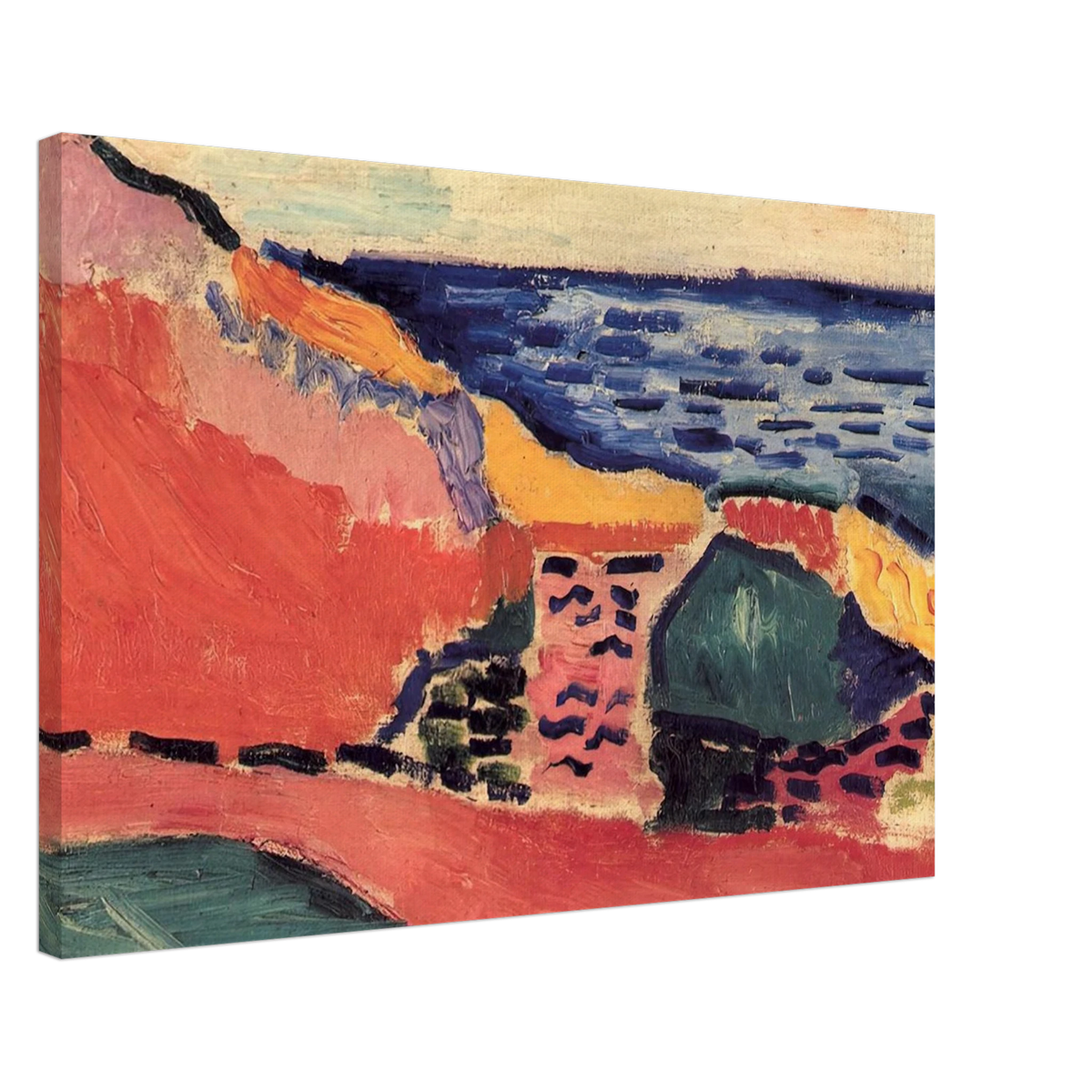 LA MOULADE COLLIOURE IN THE SUMMER 1905 Canvas | Henri Matisse Canvas | Henri Matisse Print