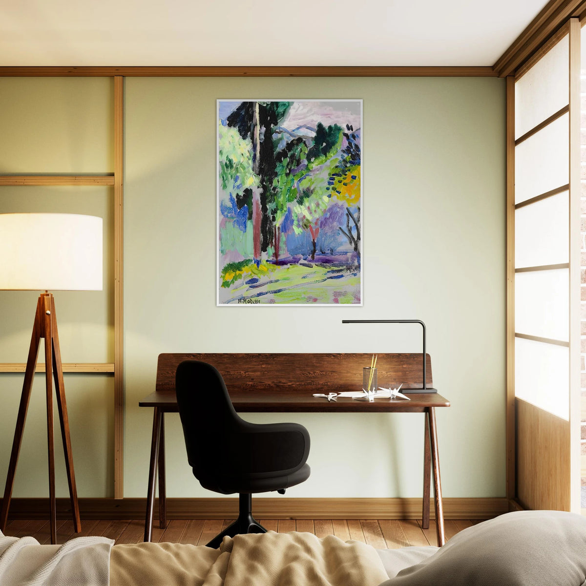 PAYSAGE A COLLIOURE 1905 Framed Poster | Henri Matisse Framed Prints Wall Art | Henri Matisse Print