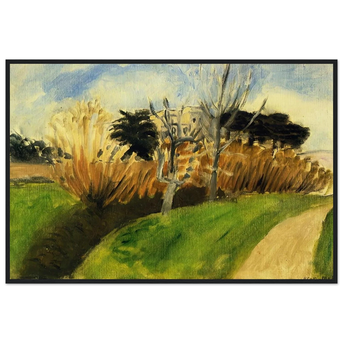 THE STREAM NEAR NICE Framed Poster | Henri Matisse Framed Prints Wall Art | Henri Matisse Print