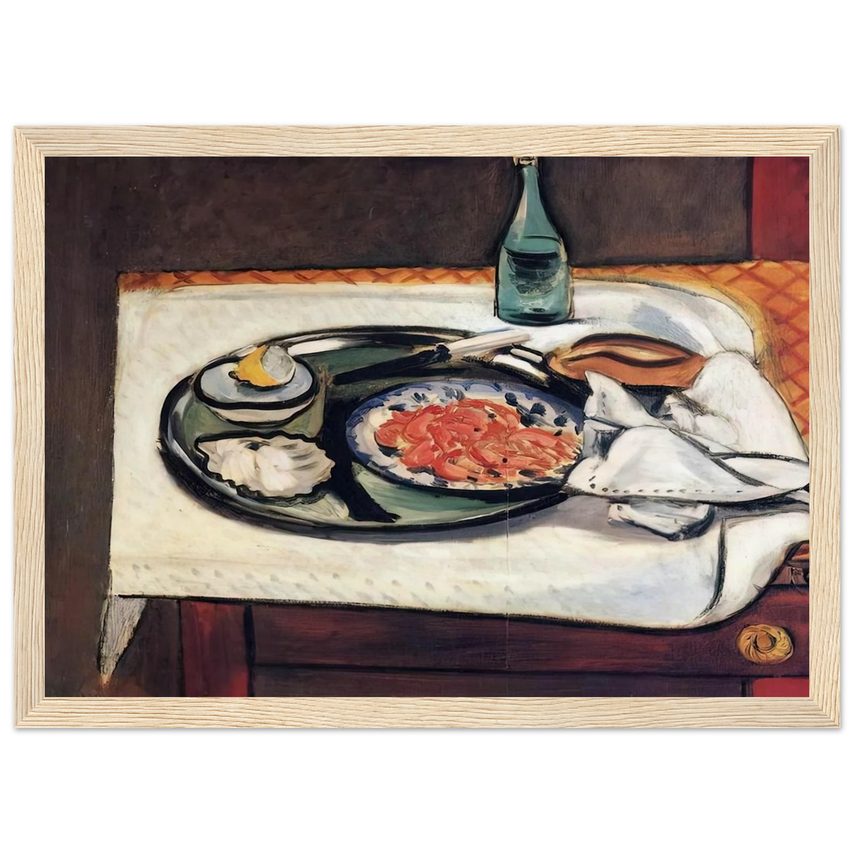 PINK SHRIMP 1921 Framed Poster | Henri Matisse Framed Prints Wall Art | Henri Matisse Print