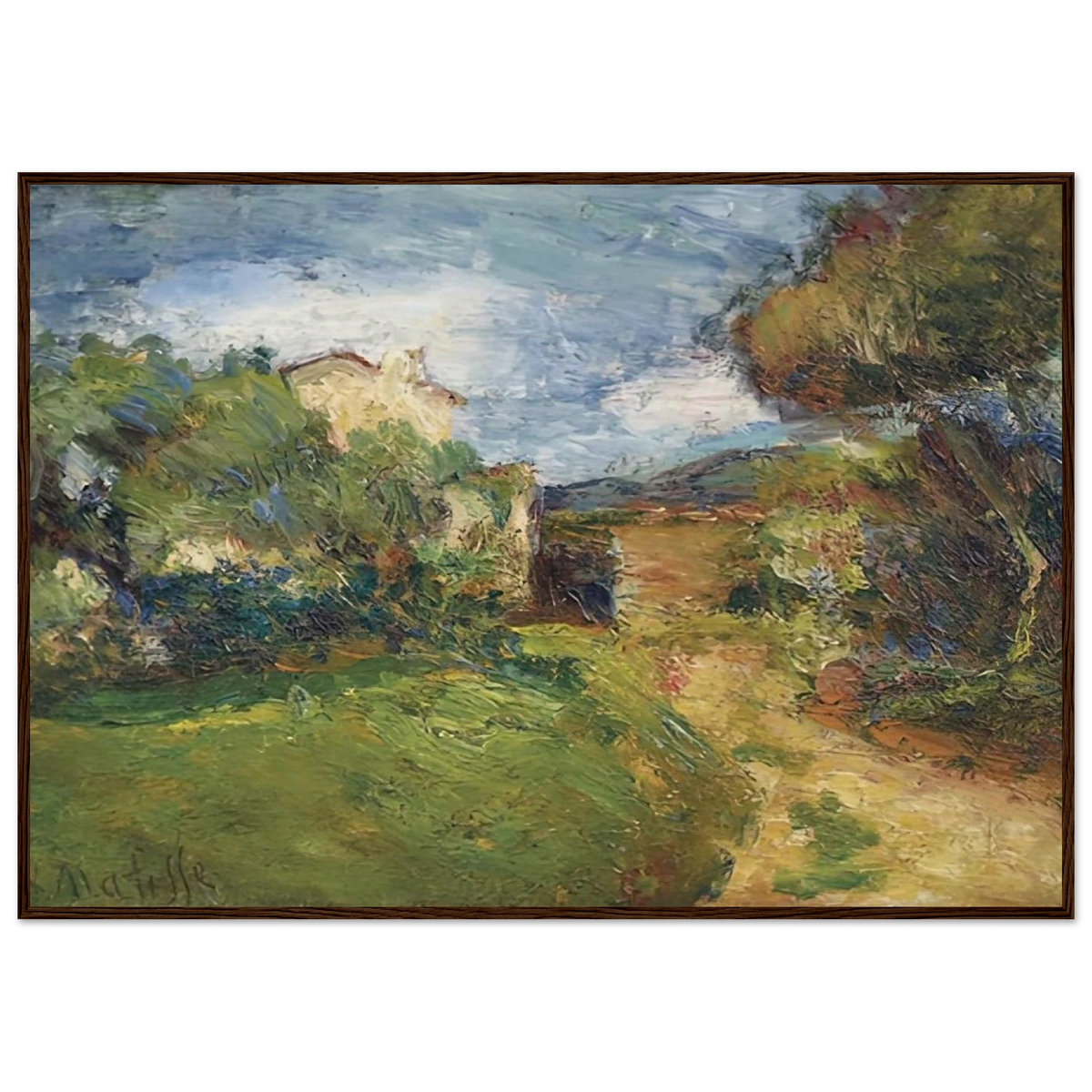 PETIT PAYSAGE CORSE 1898 Framed Poster | Henri Matisse Framed Prints Wall Art | Henri Matisse Print