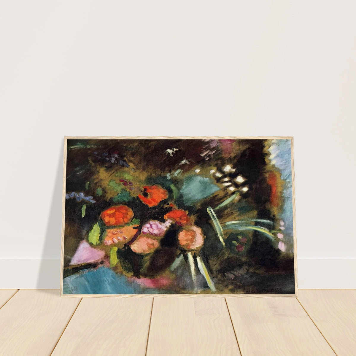FLOWERS 1906 Framed Poster | Henri Matisse Framed Prints Wall Art | Henri Matisse Print