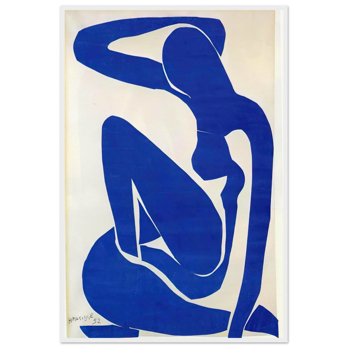 BLUE NUDE 1 Framed Poster | Henri Matisse Framed Prints Wall Art | Henri Matisse Print