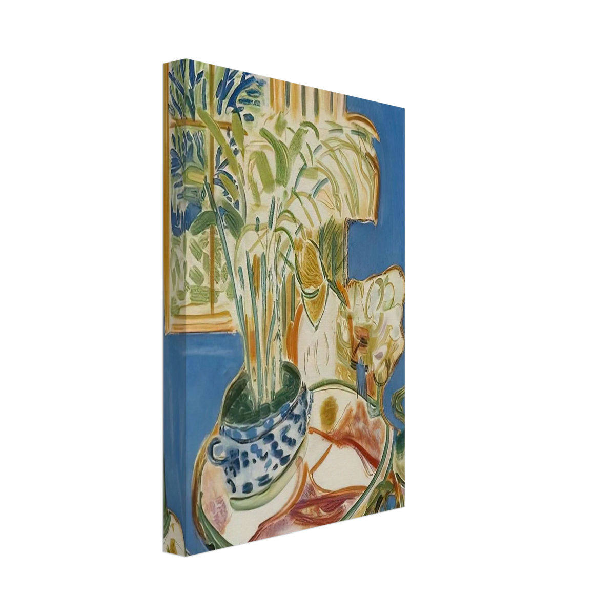 BLUE INTERIOR 1947 Canvas | Henri Matisse Canvas | Henri Matisse Print