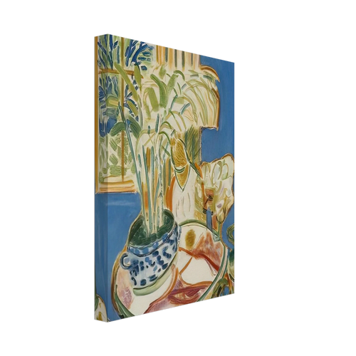 BLUE INTERIOR 1947 Canvas | Henri Matisse Canvas | Henri Matisse Print