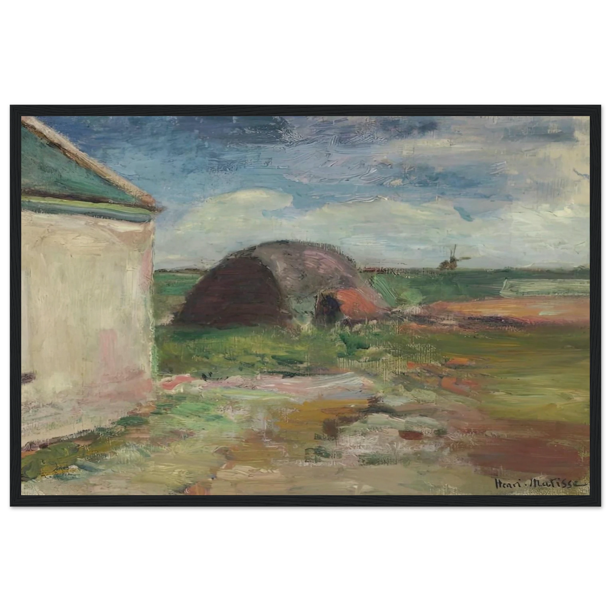 PAYSAGE DE BRETAGNE 1896 Framed Poster | Henri Matisse Framed Prints Wall Art | Henri Matisse Print