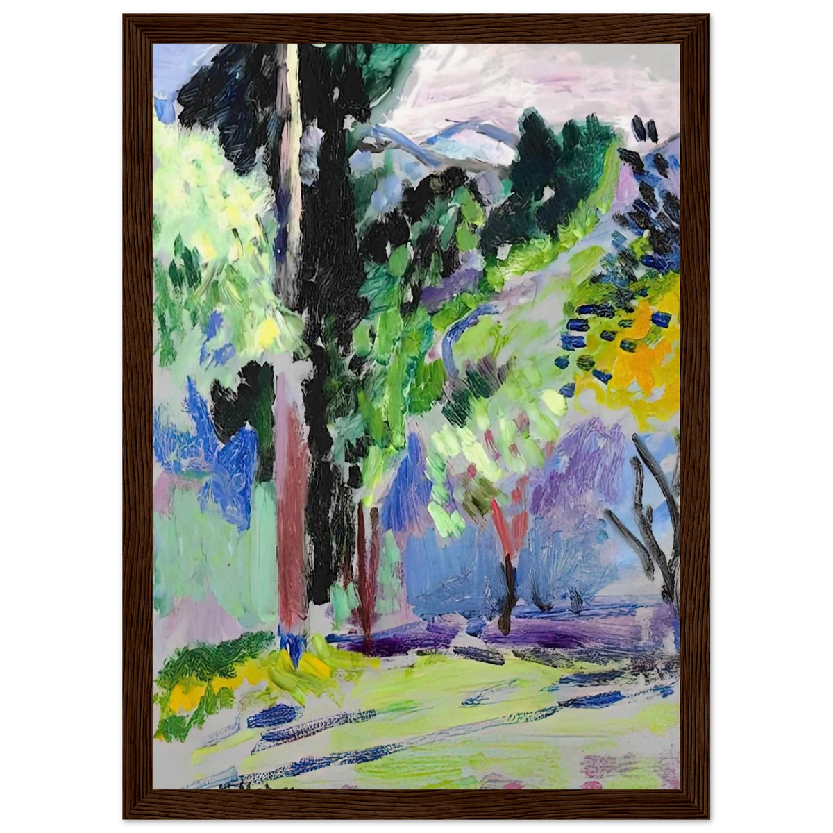 PAYSAGE A COLLIOURE 1905 Framed Poster | Henri Matisse Framed Prints Wall Art | Henri Matisse Print