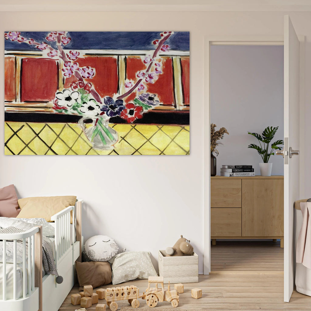 ANEMONES AND PEACH BLOSSOMS 1944 Poster | Henri Matisse Poster | Henri Matisse Print