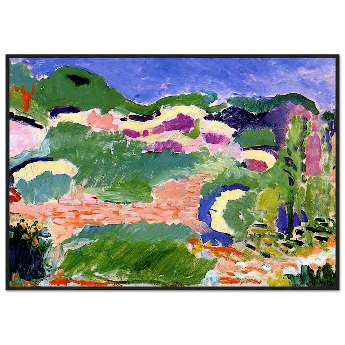 LES GENETS 1905 Framed Poster | Henri Matisse Framed Prints Wall Art | Henri Matisse Print