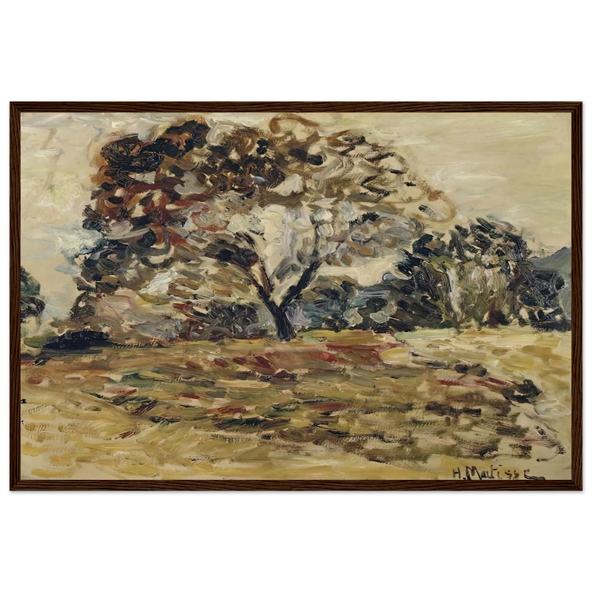LANDSCAPE OF CORSICA 1 Framed Poster | Henri Matisse Framed Prints Wall Art | Henri Matisse Print