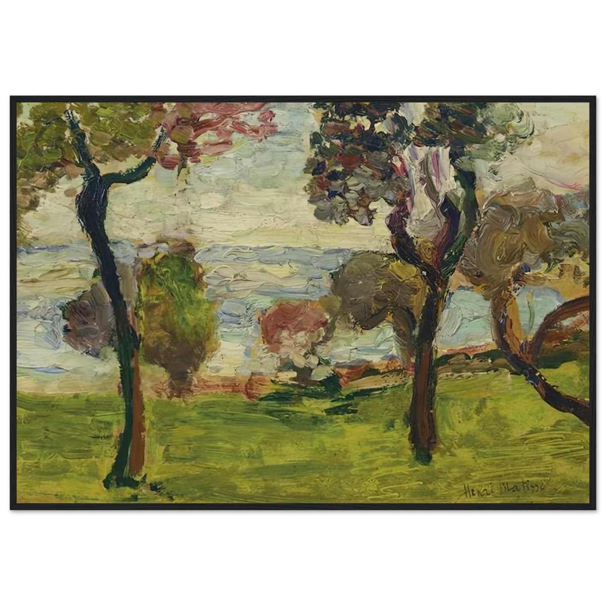PAYSAGE 1898 Framed Poster | Henri Matisse Framed Prints Wall Art | Henri Matisse Print