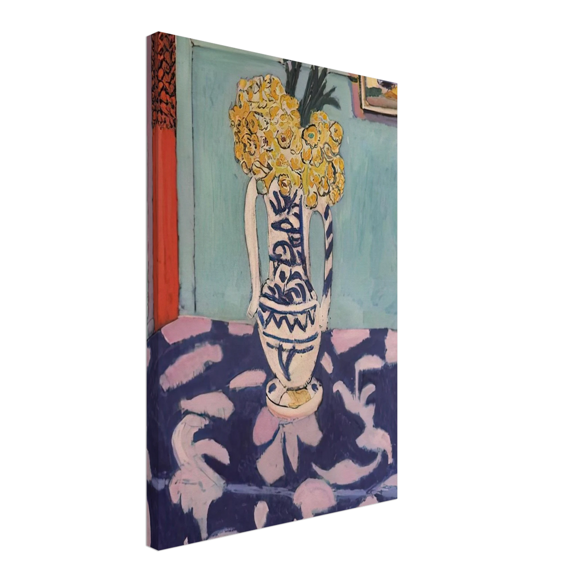LES COUCOUS TAPIS BLEU ET ROSE 1911 Canvas | Henri Matisse Canvas | Henri Matisse Print