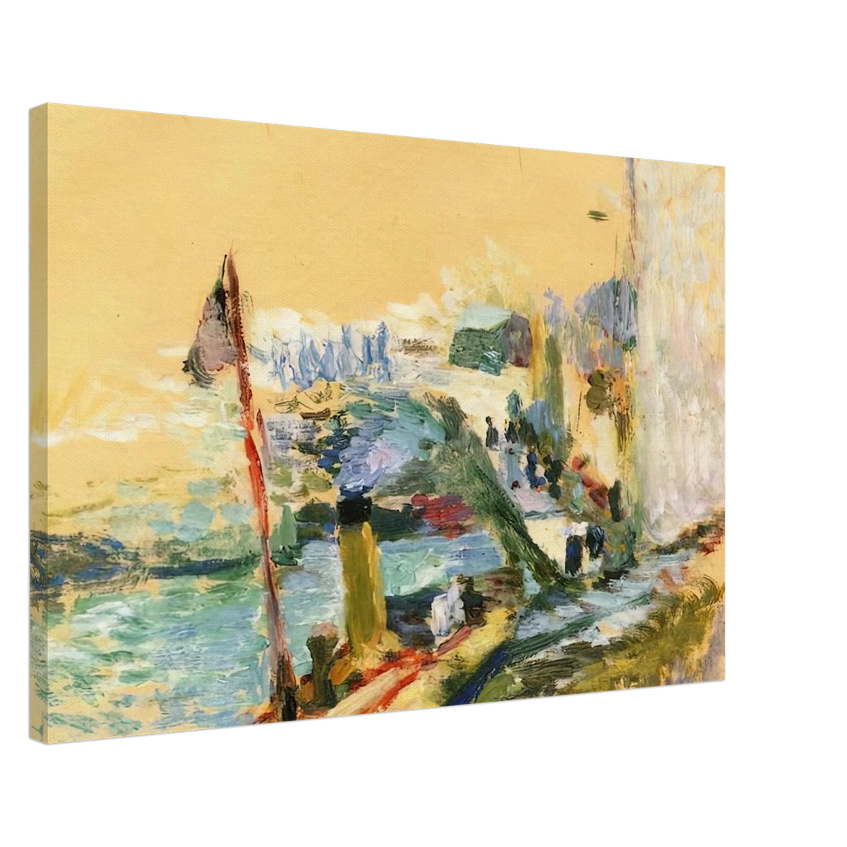 THE PORT OF BELLE ISLE SUR MER 1897 Canvas | Henri Matisse Canvas | Henri Matisse Print