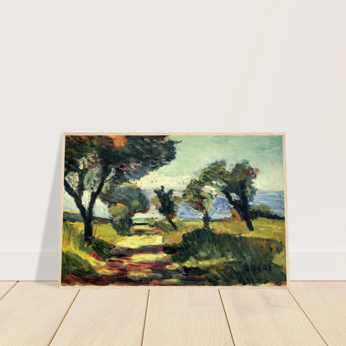 OLIVE TREES 1898 Framed Poster | Henri Matisse Framed Prints Wall Art | Henri Matisse Print
