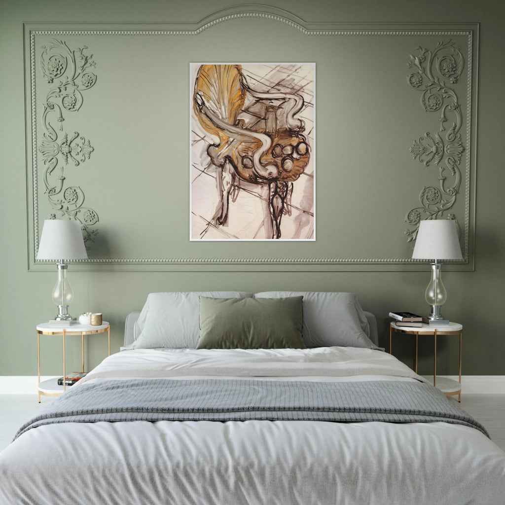 VENETIAN ARMCHAIR WITH FRUITS 1942 Framed Poster | Henri Matisse Framed Prints Wall Art | Henri Matisse Print
