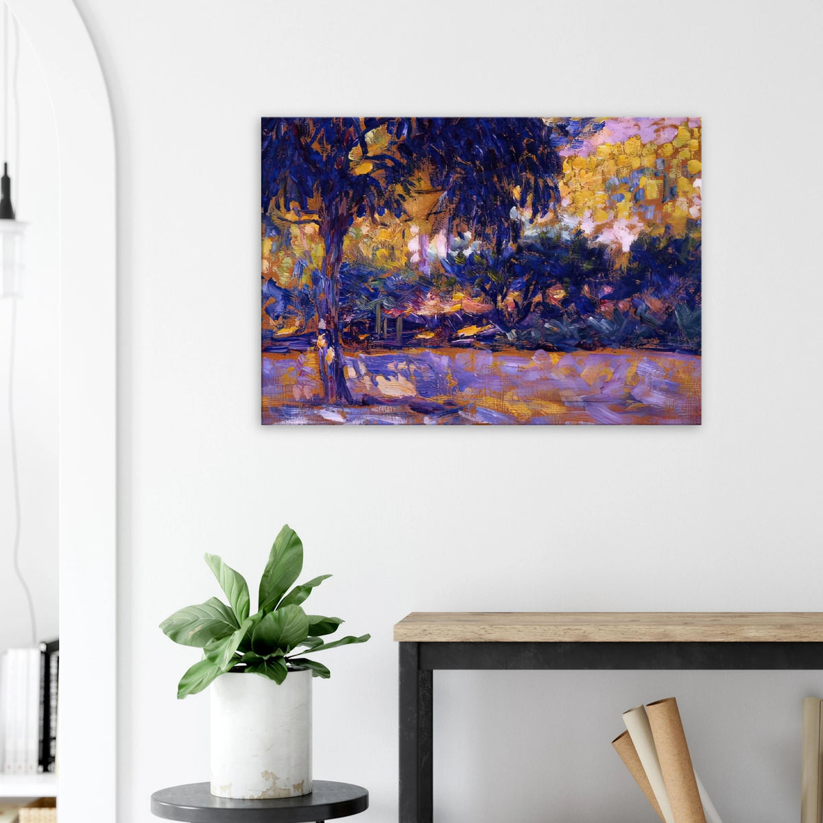 LANDSCAPE WITH EUCALYPTUS TREES AND RIVER TREES IN FRONT OF A RIVER 1908 Canvas | Henri Matisse Canvas | Henri Matisse Print
