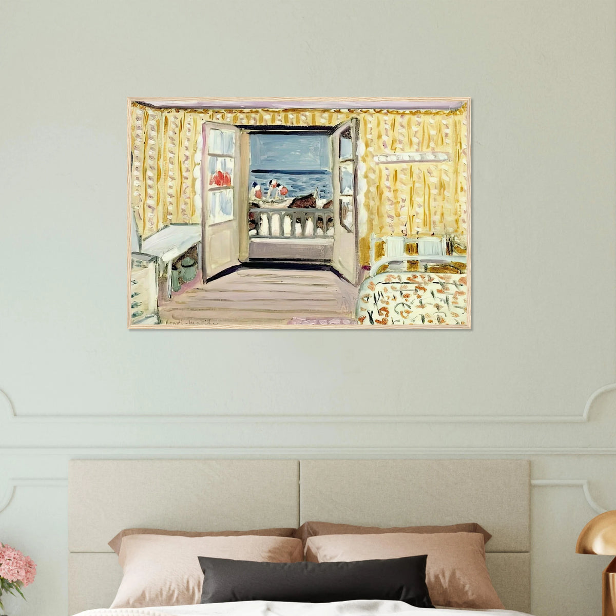 INTERIOR JULY 14TH ETRETAT 1920 Framed Poster | Henri Matisse Framed Prints Wall Art | Henri Matisse Print