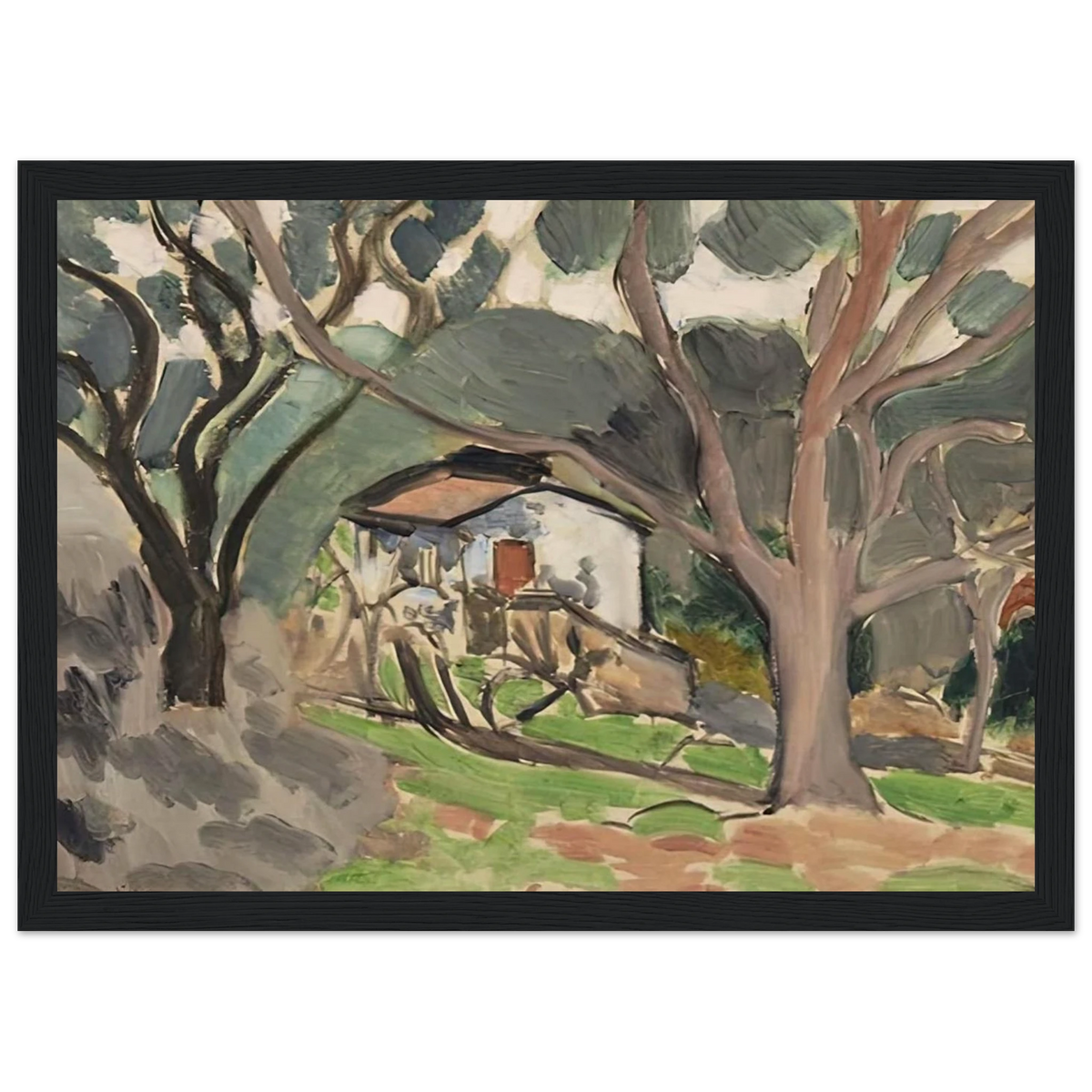 LA MAISONNETTE 1919 Framed Poster | Henri Matisse Framed Prints Wall Art | Henri Matisse Print