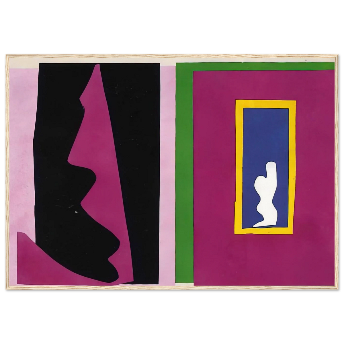 CUT OUTS Framed Poster | Henri Matisse Framed Prints Wall Art | Henri Matisse Print