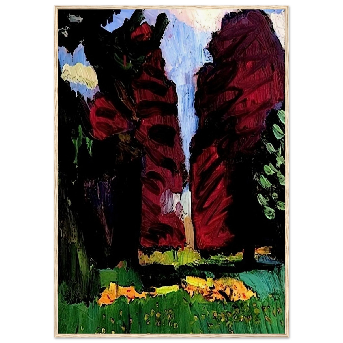 COPPER BEECHES 1901 Framed Poster | Henri Matisse Framed Prints Wall Art | Henri Matisse Print