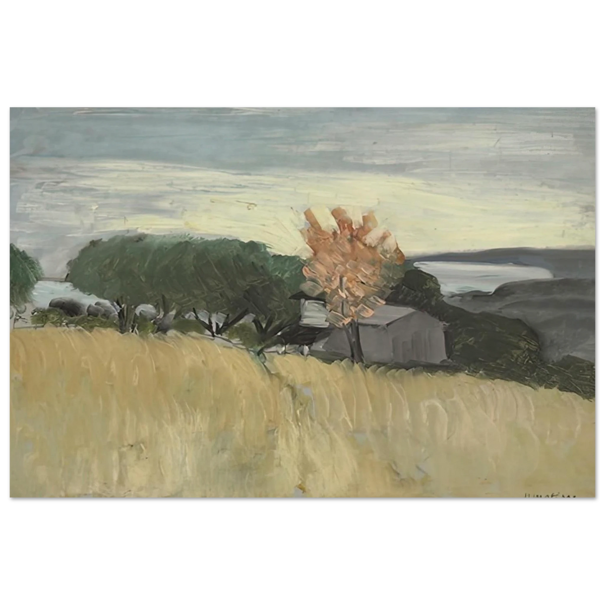 CHAMPS DE BLE A CAGNES 1918 Poster | Henri Matisse Poster | Henri Matisse Print
