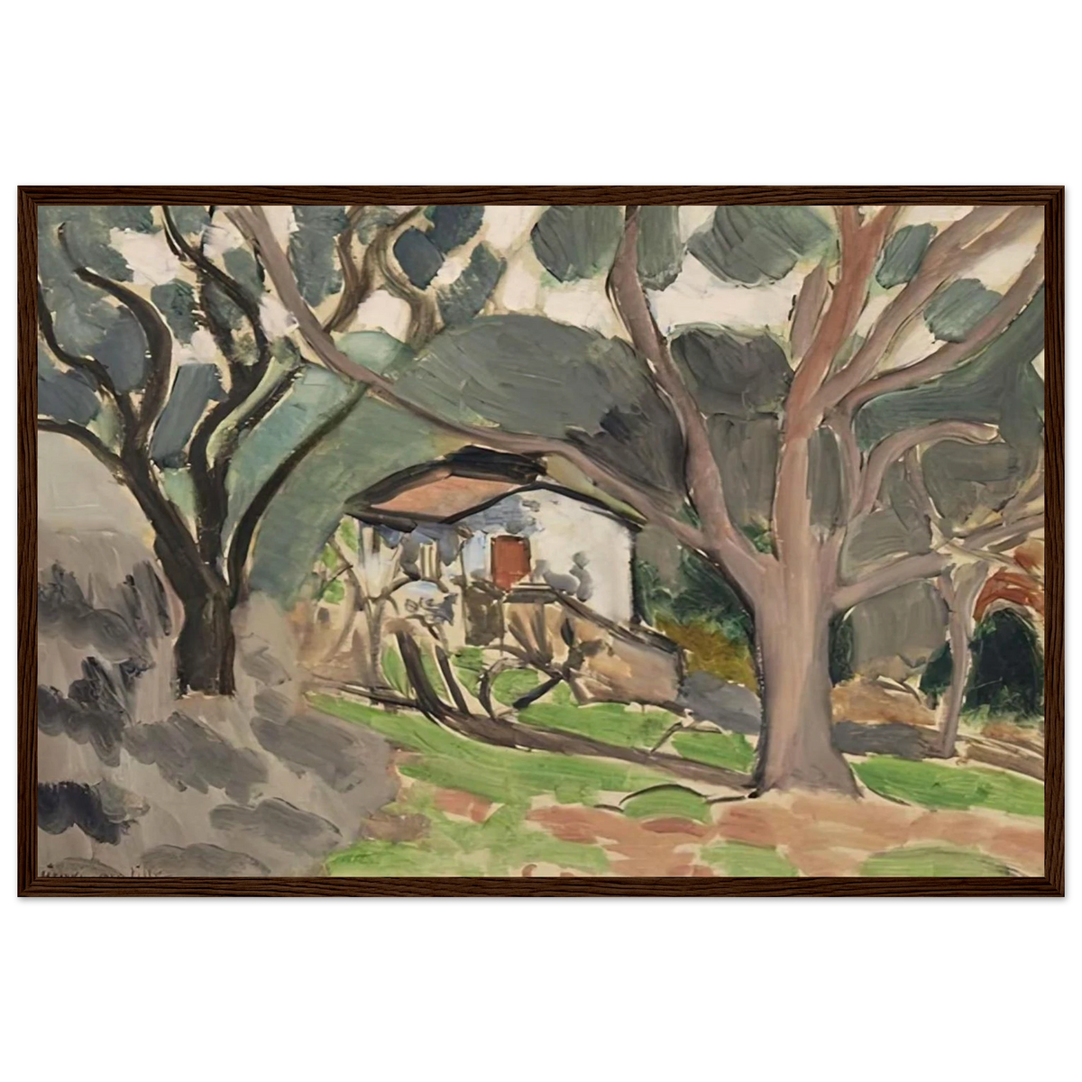 LA MAISONNETTE 1919 Framed Poster | Henri Matisse Framed Prints Wall Art | Henri Matisse Print