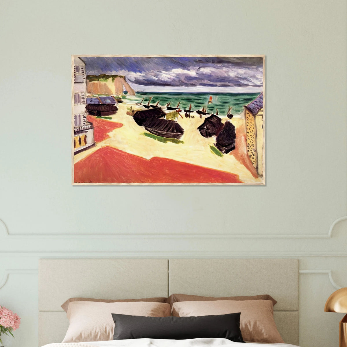FISHING BOATS IN WINTER ETRETAT 1921 Framed Poster | Henri Matisse Framed Prints Wall Art | Henri Matisse Print