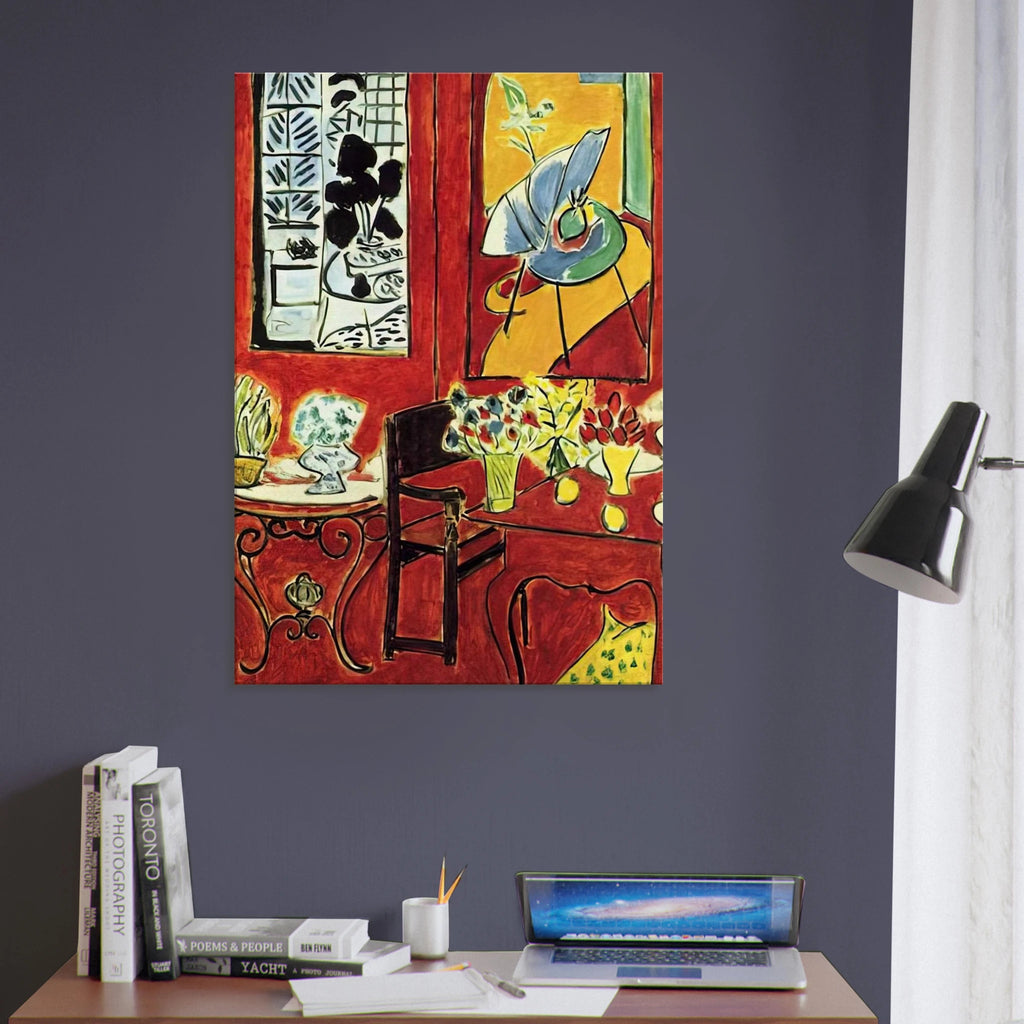 LARGE RED INTERIOR 1948 Canvas | Henri Matisse Canvas | Henri Matisse Print