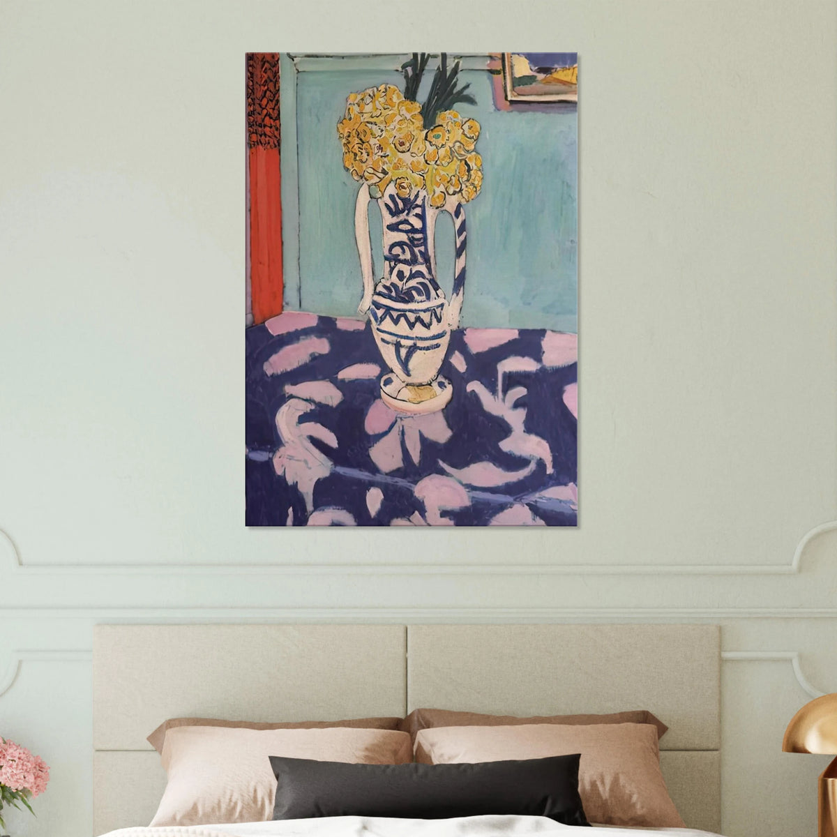 LES COUCOUS TAPIS BLEU ET ROSE 1911 Canvas | Henri Matisse Canvas | Henri Matisse Print